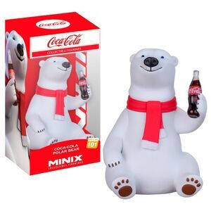Coca-Cola Polar Bear (Coca-Cola) Minix 4.5-Inch Vinyl Entertainment Figure